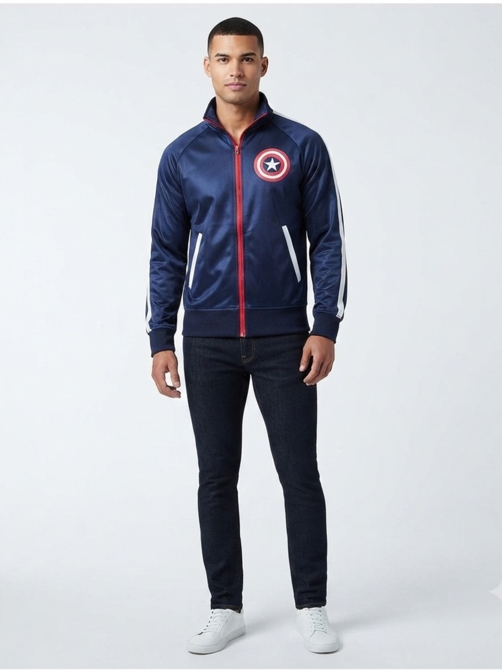 Marvel Captain America Lightweight Zipper Jacket